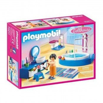 Playset Dollhouse Bathroom Playmobil 70211 Туалеты (51 pcs)