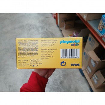 Playset Playmobil 1.2.3 Пёс дети 70406 (6 pcs)