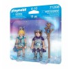 Фигурки с подвижными руками и ногами Playmobil 71208 Принц Принцесса 15 Предметы Duo