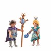 Фигурки с подвижными руками и ногами Playmobil 71208 Принц Принцесса 15 Предметы Duo