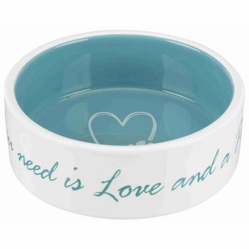 Кормушка для собак Trixie Pet's Home Синий Кремовый Ø 12 cm 300 ml