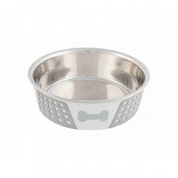 Кормушка для животных Trixie Синий Белый Серый Силикон Нержавеющая сталь 1,4 L