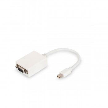 Адаптер для DisplayPort на VGA Digitus by Assmann DB-340407-001-W Белый Чёрный 15 cm
