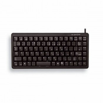 Испанская клавиатура Qwerty Cherry G84-4100LCMES-2 USB+PS/2 Чёрный