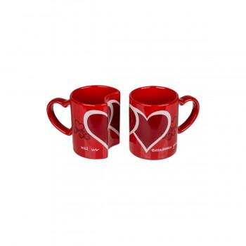 Набор чашек Out of the Blue Красный (2 штук)
