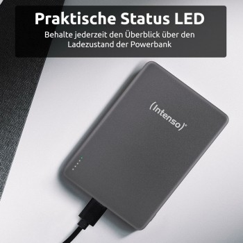 Powerbank INTENSO 7344034 Серый 50 W 10000 mAh