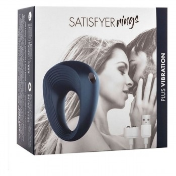 Виброкольцо для пениса Satisfyer Power Ring Синий