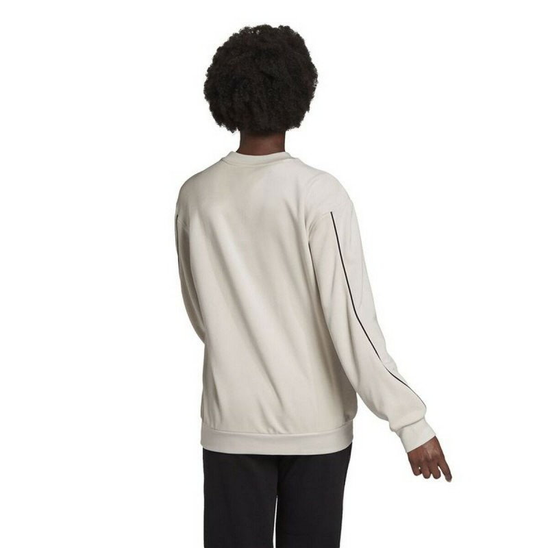 Толстовка без капюшона женская Adidas Giant Logo Бежевый