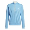 Толстовка без капюшона Adidas Lightweight Half-Zip Синий Вода L