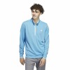 Толстовка без капюшона Adidas Lightweight Half-Zip Синий Вода L