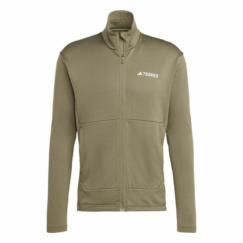 Мужская спортивная куртка Adidas Mt Lt Fl Fz Ja Коричневый Мужской