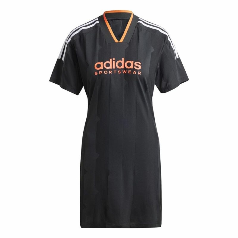 Платье Adidas Tiro Cut 3 Bandas Jacquard Чёрный