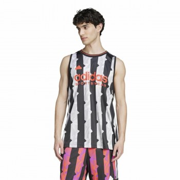 Мужская майка Adidas House Of Tiro Tank Top Белый Чёрный