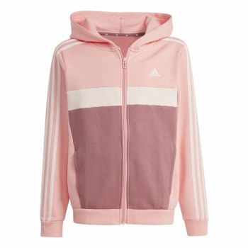 Детский спортивных костюм Adidas Tiberio 3-Stripes Colorblock Fleece Розовый