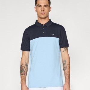 COLOUR BLOCK - Polo shirt - navy/blue