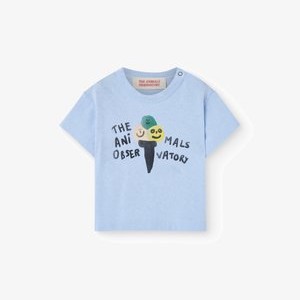 BABY PANGOLIN - Print T-shirt - soft blue BABY PANGOLIN - Print T-shirt - soft blue