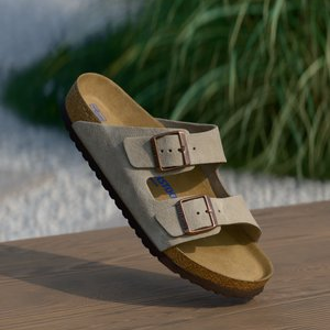 ARIZONA SOFT FOOTBED UNISEX - Sandals - taupe ARIZONA SOFT FOOTBED UNISEX - Sandals - taupe