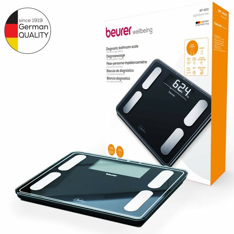 Цифровые весы для ванной Beurer BF400 NEGRO