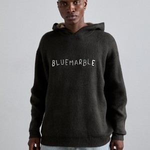 EMBROIDERED - Hoodie - charcoal black EMBROIDERED - Hoodie - charcoal black