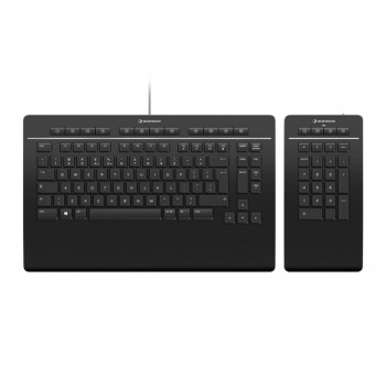 Bluetooth-клавиатура 3Dconnexion Keyboard Pro Чёрный QWERTZ