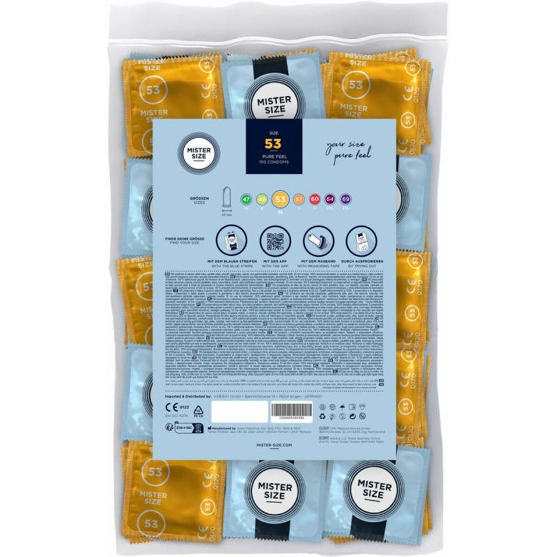 Презервативы Mister Size 100 штук