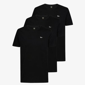3 PACK - Basic T-shirt - schwarz 3 PACK - Basic T-shirt - schwarz