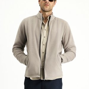 ZIPPER - Fleece jacket - medium grey ZIPPER - Fleece jacket - medium grey