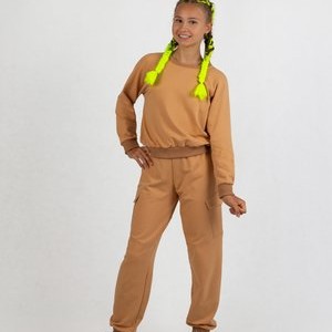 KOMPLET MARGO YOUNG SET - Cargo trousers - pomarancz KOMPLET MARGO YOUNG SET - Cargo trousers - pomarancz