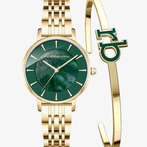 RB SLIM SET - Watch - gold coloured green RB SLIM SET - Watch - gold coloured green