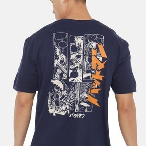 BATMAN COMIC SCENES - Print T-shirt - navy BATMAN COMIC SCENES - Print T-shirt - navy
