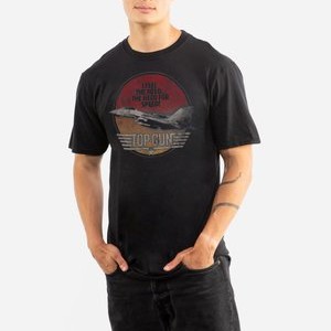 TOP GUN FIGHTER - Print T-shirt - black TOP GUN FIGHTER - Print T-shirt - black