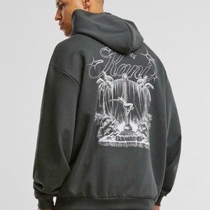 Zip-up sweatshirt - black Zip-up sweatshirt - black