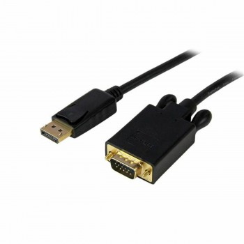 Адаптер для DisplayPort на VGA Startech DP2VGAMM10B 3 m Чёрный