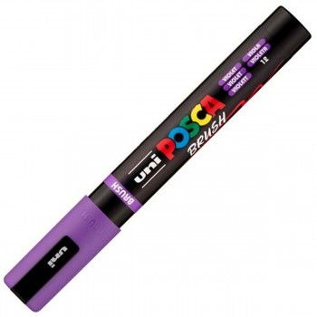 Маркер BRUSH POSCA PC-5BR Фиолетовый (6 штук)