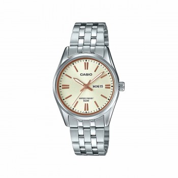 Женские часы Casio LADY DAY & DATE - CHAMPAGNE (Ø 30 mm)