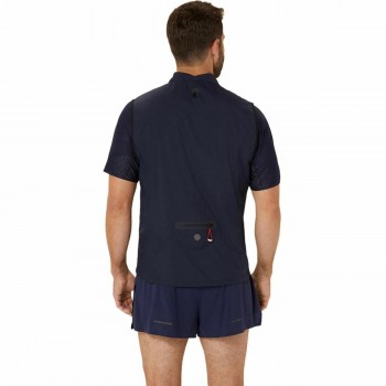 Мужской спортивный жилет Asics Metarun Packable Gilet Синий