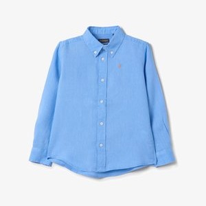 WITH LOGO EMBROIDERY - Shirt - azure WITH LOGO EMBROIDERY - Shirt - azure