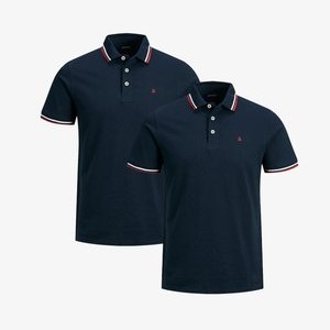2ER PACK PAULOS SLIM FIT - Polo shirt - navy blazer 2ER PACK PAULOS SLIM FIT - Polo shirt - navy blazer