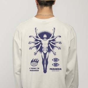 COSMOS UNISEX - Long sleeved top - stone COSMOS UNISEX - Long sleeved top - stone