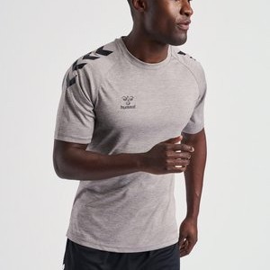 XK CORE POLY - Print T-shirt - grey melange XK CORE POLY - Print T-shirt - grey melange
