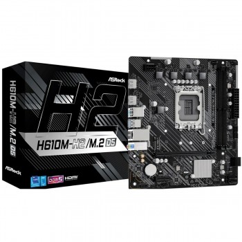 Материнская плата ASRock 90-MXBML0-A0UAYZ LGA 1700 INTEL H610