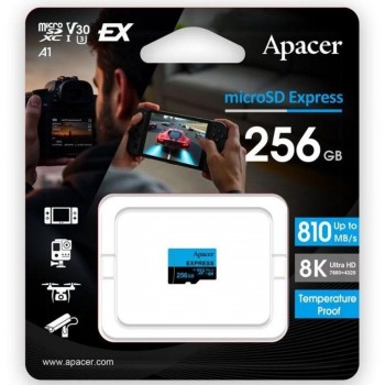 Карта памяти микро-SD с адаптером Apacer UHS-I Clase 10 256 GB