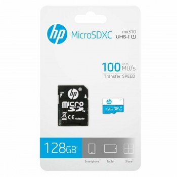 Карта памяти микро-SD с адаптером HP HFUD128-1U1BA