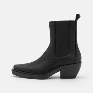 CPH236 - Cowboy/biker ankle boot - black CPH236 - Cowboy/biker ankle boot - black