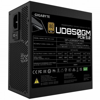 Источник питания Gigabyte GP-UD850GM PG5 850 W 80 Plus Gold
