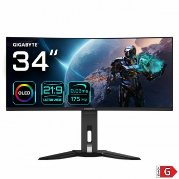 Монитор Gigabyte MO34WQC 34" 175 hz Wide Quad HD
