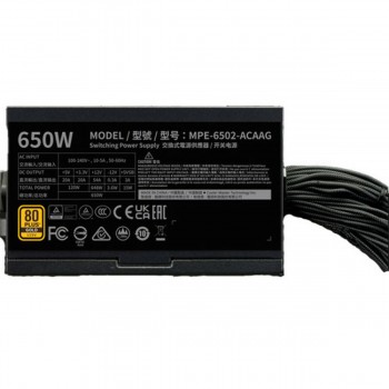 Источник питания Cooler Master MWE Gold 650 V3 650 W 80 Plus Gold