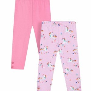 2 PACK - Leggings - Trousers - lilac purple unicorn 2 PACK - Leggings - Trousers - lilac purple unicorn