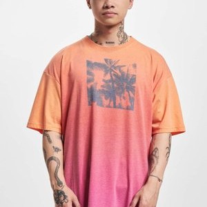 Print T-shirt - orange Print T-shirt - orange