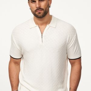 Polo shirt - ecru Polo shirt - ecru